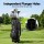 Everfit Rolling Golf Cart Bag Synthetic Microfibre Leather Spinner Wheels Telescopic Handle Cooler Pocket