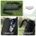 Everfit Lightweight Golf Stand Bag Black for Sunday Pitch and Putt Fits 5-6 Clubs Insulated Pocket Microfibre