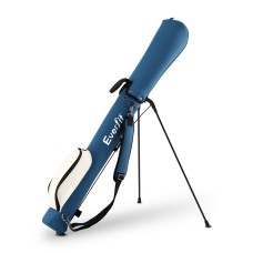 Everfit Lightweight Stand Golf Bag Blue Sunday Pitch And Putt Compact Carry 5–6 Clubs Microfibre Insulated
