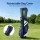 Everfit Lightweight Golf Stand Bag with Dual Backpack Straps Independent Club Dividers PU Nylon Blue