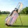 Everfit Holographic Lightweight Golf Stand Bag with Dual Backpack Straps Independent Club Divider Multiple Pockets
