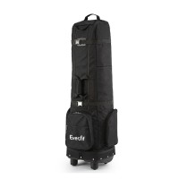 Everfit Golf Travel Bag Flight Cover Foldable 900D Soft Case Smooth Wheels Large Capacity Black 2026