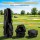 Everfit Golf Travel Bag Flight Cover Foldable 900D Soft Case Smooth Wheels Large Capacity Black 2026