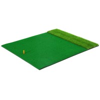Everfit 2-in-1 Golf Hitting Mat 60cm – Portable Indoor Outdoor Practise Turf with Non-Slip Base, UV Resistant, 3 Tees