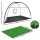 Everfit 3.5m Golf Practise Net with 80G Mesh & Fibreglass Frame, Includes Driving Mat with Non-Slip Base & Target Pocket