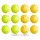 Everfit 12PC Pickleball Set 40-Hole Durable PE Balls 74mm Official Size Indoor Outdoor Green Yellow