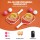 Everfit Pickleball Paddle Set Fibreglass Surface Honeycomb Core 2 Rackets 4 Balls Carry Bag Orange 2026
