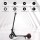 Electric Scooter 130W, 16KM/H, LED Lights, Foldable Aluminium Frame, 5KM Range, Portable, Black, for 120-160cm Riders