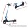 Electric Scooter 130W Motor 16KM/H, Foldable Aluminium Frame, LED RGB Lights, 5KM Range, Blue, for Kids 120-160cm