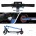 Electric Scooter 130W Motor 16KM/H, Foldable Aluminium Frame, LED RGB Lights, 5KM Range, Blue, for Kids 120-160cm