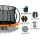 Everfit 10FT Kids Trampoline w/ Ladder, Safety Net & Basketball Set - UV-Resistant, Heavy-Duty Steel Frame, Orange