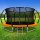 Everfit 12FT Kids Trampoline w/ Safety Net, Ladder, Basketball Set - Heavy-Duty Steel Frame, UV-Resistant, Orange