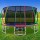 Everfit 16FT Kids Trampoline with Ladder, Safety Net, Basketball Set - Heavy-Duty Steel Frame, UV-Stabilised Padding