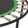 Everfit 48" Round Fitness Trampoline with Adjustable Handrail - Heavy-Gauge Steel Frame & Anti-Slip Feet - Green