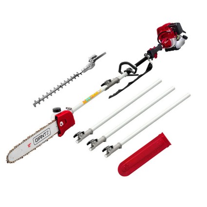 Giantz 40CC 4-Stroke Pole Chainsaw Hedge Trimmer, 12