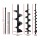 Giantz Carbon Steel Auger Drill Bit Set - 100mm, 200mm, 300mm for Post Hole Digger - Durable, Easy Attach, Versatile Use
