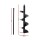 Giantz Heavy-Duty Carbon Steel Post Hole Digger Auger Drill Bit 300mm & 80cm Extension Shaft, Black, 1-Year Warranty