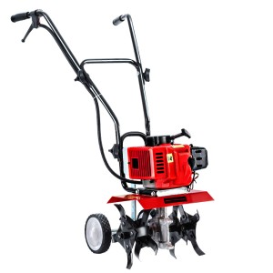 Giantz 88CC Tiller Rototiller Garden Cultivator - 4 Blades, 10,000RPM, 2-Stroke Engine, 300mm Width