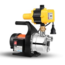 Giantz 1500W High-Pressure Garden Water Pump, Stainless Steel, Automatic Controller, Rain Tank Irrigation, Yellow Giantz 1500W High-Pressure Garden Water Pump, Stainless Steel, Automatic Controller, Rain Tank Irrigation, Yellow