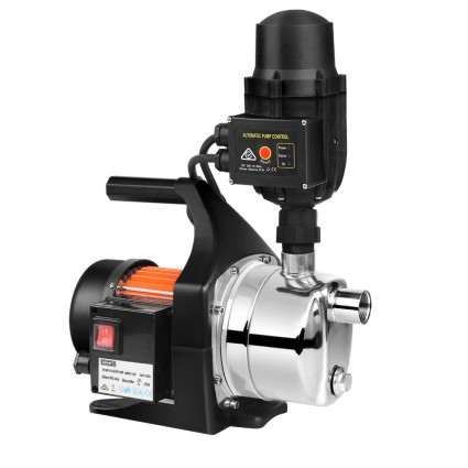 Giantz 800W High Pressure Garden Water Pump - Stainless Steel, 54L/min Flow, Auto Pressure Control, IPX4, Black