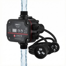 GIANTZ 16A Digital Water Pump Controller 1.5kW Max | LED Display, Adjustable Pressure, IP65, Dry-Run Protection GIANTZ 16A Digital Water Pump Controller 1.5kW Max | LED Display, Adjustable Pressure, IP65, Dry-Run Protection
