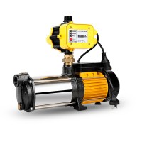 Giantz 2500W High-Pressure Garden Water Pump, 5-Stage, 9000L/H Flow, Stainless Steel, Yellow, Weatherproof, IP44 Rated