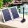 Gardeon Solar Pond Pump Kit 1600L/H with 2 x 10W Polycrystalline Panels, 6 Nozzles, 5m Cable, Aluminium Frame
