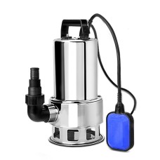 Giantz 1800W Submersible Dirty Water Pump - Stainless Steel, 24,000L/H Flow, 12.5m Head, Automatic Float Switch