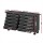 Giantz 10-Drawer Tool Chest Trolley – Black Steel, Smooth Ball-Bearing Slides, Lockable Wheels, Non-Slip Liners