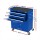 Giantz 3-Drawer Steel Tool Box Cabinet with Pegboard & Lockable Castors, 68.5x33.5x74.5cm Garage Storage Organiser