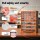 Giantz 39-Drawer Tool Storage Cabinet Anti-Drop Small Parts Organiser Wall-Mountable Stackable Black