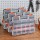 Giantz 3 Pack Toolbox Organiser 17-Compartment Small Parts Storage Boxes Stackable Heavy Duty PP 34x26x7cm
