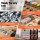 Giantz 3 Pack Toolbox Organiser 17-Compartment Small Parts Storage Boxes Stackable Heavy Duty PP 34x26x7cm