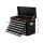 Giantz Black Steel 10 Drawer Tool Box Cabinet with Ball Bearing Slides and Lock - 75kg Capacity, Non-Slip Liners