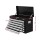 Giantz 10 Drawer Steel Tool Box Cabinet - Lockable, Non-Slip Liner, Ball Bearing Slides, 75kg Capacity, Black & Grey