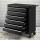 Giantz 6 Drawer Steel Tool Box Cabinet Trolley - Lockable, Non-Slip Liners, 360° Castor Wheels, 100kg Capacity