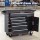 Giantz 6 Drawer Tool Box Chest Cabinet, Steel Garage Storage Organiser with Lock, Wheels, 81.5cm x 33cm x 65cm