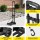 Giantz Folding Trolley Portable Hand Truck Lightweight Travel Luggage Trolley 25kg Adjustable Handle Black