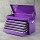 Giantz 9-Drawer Heavy Duty Tool Chest Cabinet Purple Powder-Coated Steel Lockable Ball Bearing Drawers 75kg Capacity