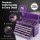 Giantz 9-Drawer Heavy Duty Tool Chest Cabinet Purple Powder-Coated Steel Lockable Ball Bearing Drawers 75kg Capacity