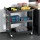Giantz 3-Tier Tool Cart Storage Trolley, Steel, 150kg, Pegboard Hooks, Screwdriver Bay, 79x35.5x77cm,