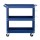Giantz 3-Tier Steel Tool Cart with Pegboard, Hooks, Screwdriver Bay, 150kg Capacity, 79x35.5x77cm, Blue