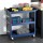 Giantz 3-Tier Steel Tool Cart with Pegboard, Hooks, Screwdriver Bay, 150kg Capacity, 79x35.5x77cm, Blue