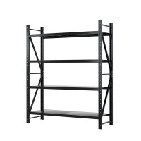 Giantz 2.4Mx2M Heavy-Duty Garage Shelving Rack, Steel, 200kg/Shelf, Adjustable, Rust-Resistant, Easy Assembly