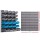Giantz 44-Piece Wall Mounted Storage Rack with Heavy-Duty Bins & Peg Board for Tools & Accessories Organisation