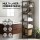 Artiss 2X Floor Standing Corner Shower Caddy 5 Tier Bathroom Organiser Black Durable Metal Rack 2 Pack