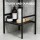 Artiss 2X Floor Standing Corner Shower Caddy 5 Tier Bathroom Organiser Black Durable Metal Rack 2 Pack