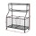Everfit Black Sports Equipment Organiser with Wheels, Iron Frame, Multi-Sport Storage, 92x43x116cm, 80kg Capacity