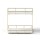 Artiss 2X 2‑Tier Corner Bathroom Storage Rack Gold Marble Look Reinforced Twin Bars Stable Base 20kg