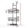 Artiss 2X 3 Tier Over the Door Shower Caddy Hanging Bathroom Storage Organiser Black Iron Waterproof